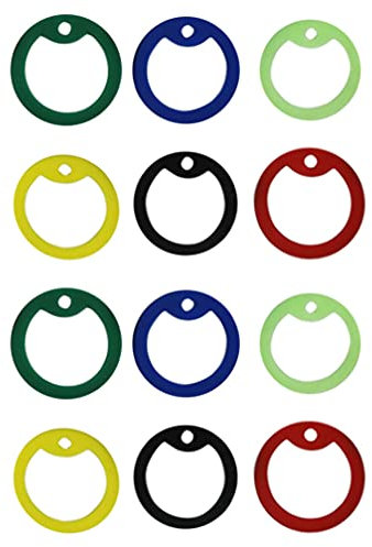 Hundemarke Ring Silikon Hund ID Militärische Erkennungsmarken Gummi 12 Stück Zufällige Farbe
