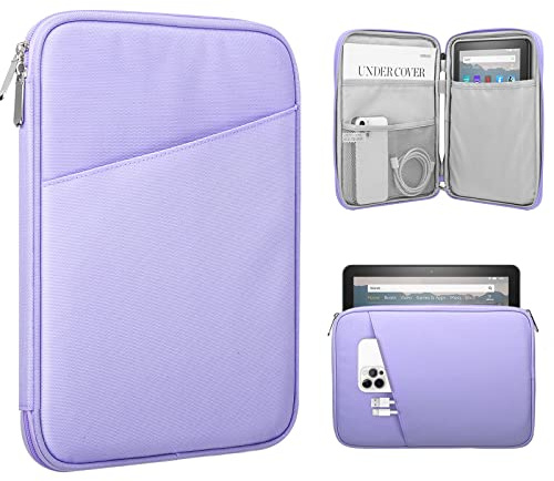 TiMOVO 8-9 Zoll Tablet-Tasche für iPad mini, Lila | Tragbare Schutztasche für iPad Mini 7 A17 Pro 2024, Mini 6 8,3 2021 & Mini 5/4/3/2/1