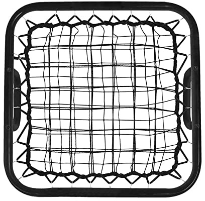 ETRAVEL Fußball-Trainingsnetz Pro Rebounder Netz, Handheld-Rebounder – Fußball-Rückprallnetz für Torwart-Training (schwarz)