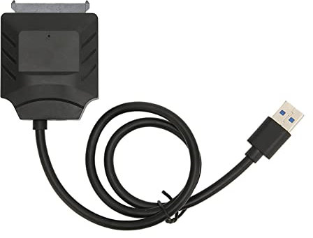 Cable SATa a USB, Convertidor de Adaptador Externo USB 3.0 a SATa de 5 Gbps, Compatible con Conexión en Caliente UASP, para SSD SATa HDD de 2,5 Y 3,5 Pulgadas, para 10,8.1,8,7.Vista, XP, para