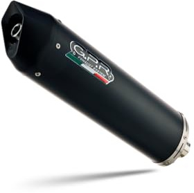 GPR Auspuff kompatibel mit Yamaha Aerox 155 2021-2022, Furore Schwarz, kompletter Racing-Auspuff, Lieferung mit abnehmbarem DB-Killer und Krümmer, nicht legal für den Straßenverkehr