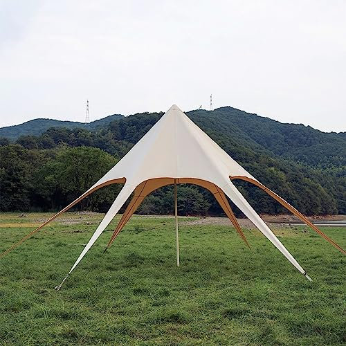Camping-Zeltplanen Wasserdicht Rucksacktourismus Regenfliege Sonnensegel Groß Ripstop Pergola-Schattenspender für Outdoor-Wanderabenteuer (Size : 6 * 6 * 3m)