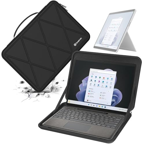 Smatree Hard EVA Protective Case for 13 inch Microsoft Surface Pro 2-in-1 | Compatible for 13 inch Microsoft Surface Pro 2-in-1/Tablet 2024 Copilot+PC, Surface Pro 11/10/9/8 Notebook Bag (X8019)