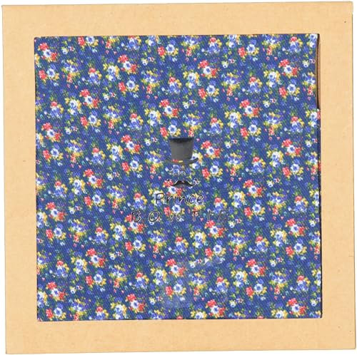 Seidenfalter by Prince Bowtie Herren Einstecktuch Blumen-Muster blau-mix