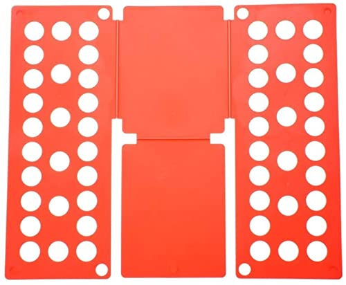 BORSAD T-shirt Pliage Pliage Taille Des Enfants Vêtements Pliant Pliage Pour Pantalon T-shirt Dossier T-shirt T-shirt Dossier Board Professional(Couleur:Rouge)