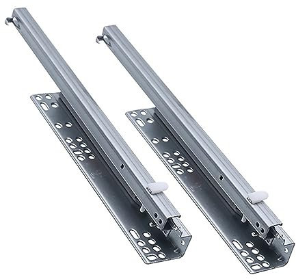 Drawer Runners Heavy Duty Drawer Runners Heavy Duty Drawer Slides Undermount Soft Close Drawer Slides Full Extension Bottom Mount Drawer Slides Concealed Cabinet Furniture Drawer Runners(400mm/16inch
