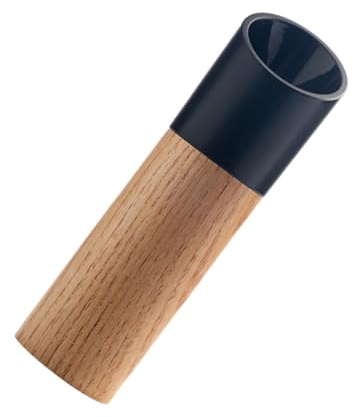 Cabilock Pfeffermühle Manuell mit Keramikkern aus Holz und Kunststoff zum Mahlen von Pfeffer Salz Bohnen Langlebig Einfach zu Reinigen Bedienen