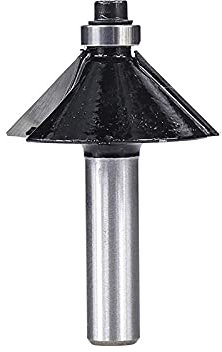 Fresa de mango de carburo sólido ， Fresas de fresado con borde ogee de 8 mm, fresa de espiga con corte al ras, 8 x 32