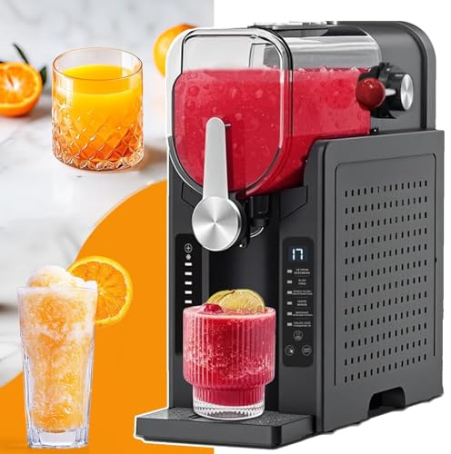 Granizadora 200w,Procesador Profesional De Bebidas Congeladas,Granizados,CóCteles,Zumos Congelados, FrappéS Y Batidos, Sin Hielo Ni Preparativos Previos,1,6l,6 Programas.Control TáCtil