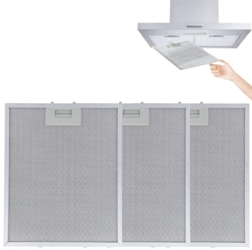 Générique Filtre en Aluminium pour hotte aspirante, 340 x 280 mm, Grille hotte aspirante,Graisse Filtre a air,Filtre pour hotte,Grille d'aération d'extraction,Filtre d'aération en Maille métallique