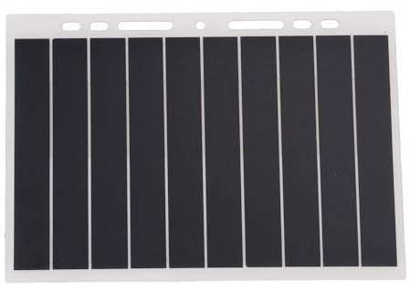 HELEVIA 10W 5V 2A Solar Panel Ladegerät, Hochleistungsmonokristalline Silizium -Tragbar -Solar -Batterie -Ladegerät für Camping -Wandern Im Freien Im Freien