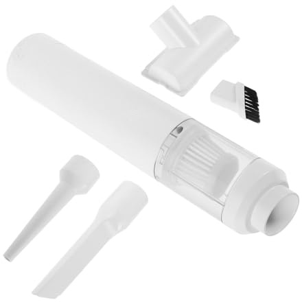 FELTECHELECTR Aspirateur Voiture Portable Puissant sans Fil avec Moteur Compact et Aspirateur Main Multi-Usage pour Voiture Maison Bureau Nettoyage Poussière et Poils Animaux Facile à Vider