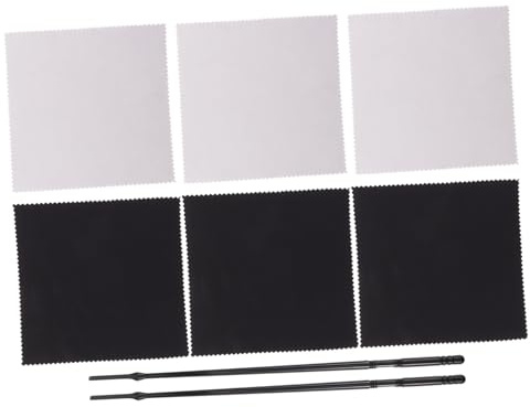 Hoement Flötenreinigungsset Flötenputzer Stab und Reinigungstuch Langlebiges Kunststoffstäbchen mit Weichem Poliertuch Vielseitig für Querflöte und Klarinette Instrumentenpflege zur