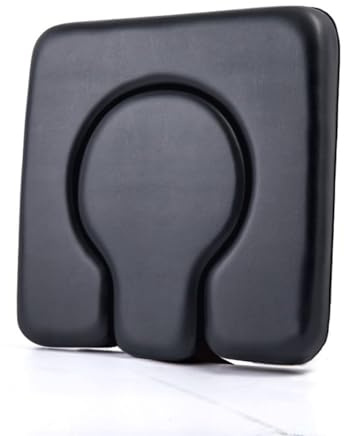 Commode Seat Cushion Bedside Commode Padded PU Commode Chair Hole Cover Universal Fit Bedside Toilet Seat,Super Soft Sponge Padded Commode Chair Seat Pad