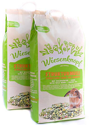 Wiesenknopf Kaninchenfutter Strukturmüsli 15kg