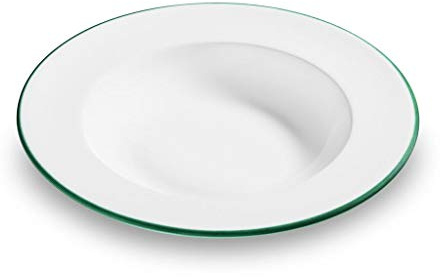GMUNDNER KERAMIK Manufacture 0190tsgo24 Bord Vert Assiettes Creuses Gourmet, diamètre 24 cm