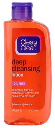 CLEAN & CLEAR Deep Cleansing Lotion OIL FREE 200ml