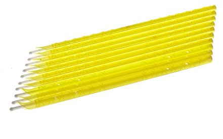 Turbo Clip Fermeture Sachet Alimentaire - Lot de 10 - Jaune. 235mm