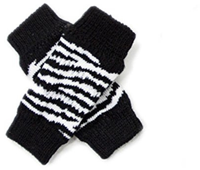 Steellwingsf 4 Stück/Set Hunde-Beinsocken, rutschfeste Beinstulpen, Beinbandagen zum Schutz der Wunden, hilft Arthritis, Haustierbedarf mit Zebra-Leoparden-Punkten