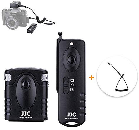 Wireless Shutter Release Remote Control Fits for Fujifilm Fuji X100VI X-T5 X-T4 X-T3 X-H2 X-T30 III II X-T20 X-T2 XF10 X-A5 X-Pro2 X-E3 GFX 50S GFX50R X100T Replaces Fujifilm RR-100 Release Cable