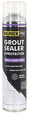 KilrockPRO - Grout Sealer & Protector 600ml - For All Tile Surfaces - Shields Grouted Against Grime, Mould and Mildew - Protects from Staining & Discolouring