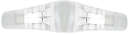 omiinitio Support dorsal ergonomique respirant avec plaque en acier Ceinture réglable pour les entraînements et les exercices Sangle dorsale robuste et réglable