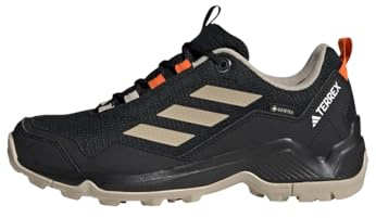 adidas Mujer Terrex Eastrail GORE-TEX Hiking Shoes, core black/wonder beige/semi impact orange, 36 2/3 EU