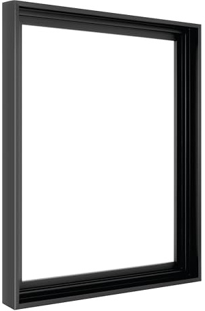 MCS Canvas Float Frames 16x20 Canvas Black Frame, Vertical & Horizontal Wall Hanging Large for Canvas Paintings (1-Pack)