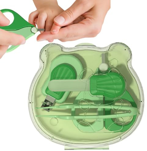 Tijeras de uñas para niños pequeños, lindas y exquisitas cortaúñas para bebés con lima de uñas , tijeras de uñas seguras para niños pequeños con diseño ergonómico para recién nacidos, niños y