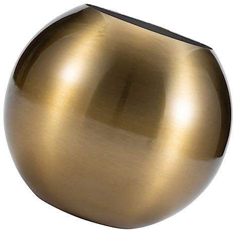 ORFOFE Stainless Steel Flower Vase Metal Desktop Vase Household Table Decoration Home Ornament