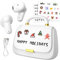ANCwear Ear Buds,Bluetooth 5.3 In-Ear headphones,13mm Drivers deliver Premium Sound Earphones,22H Playtime True wireless Earbuds with Unique Mini HandBag Charging Case (White)