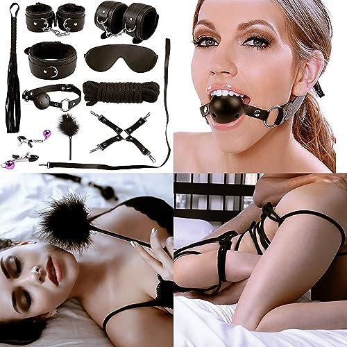 QiKKago Multifunktionales Neues 10-Teiliges Leder-Set, Passend FüR Sportspiele Und GenießEn Sie EIN Perfektes Leben (Schwarz), Original-Geschenk-K10