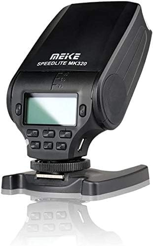Meike MK320 Camera Flash TTL Flash Speedlite with LCD Display for Panasonic&Olympus Mini Hot Shoe DSLR and Mirrorless Cameras
