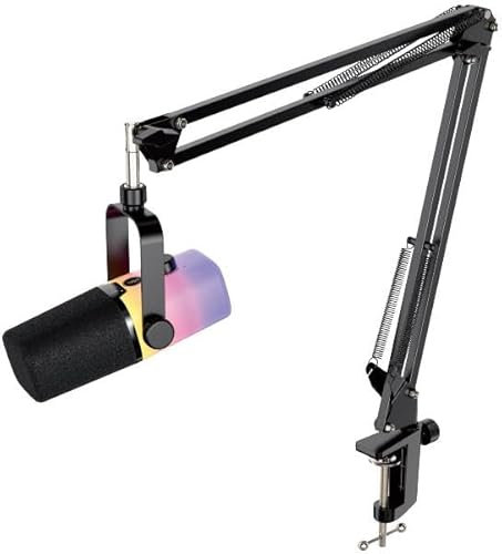 zealsound USB Gaming Mikrofon PC mit Arm – 192kHz Kondensatormikrofon mit Noise Cancelling, Stummschaltung & USB-C Adapter für Mac Handy– Studio Mikrofon für Streaming Podcast Gesang ASMR YouTube