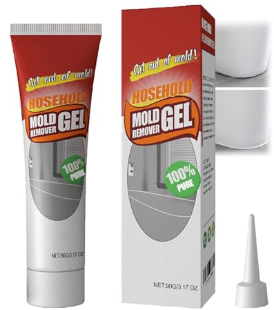 Vexclean Mold Remover Gel, Powerful Household Cleaning Gel, Highly Effective In Penetration, for Bathroom & Kitchen Tile Gaps, Walls & Grout, Not Damage The Surface (1pcs)