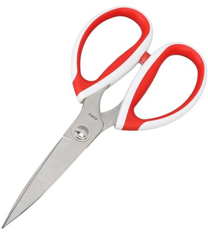 Zerodis Todas las tijeras, herramientas de corte versátiles, tijeras afiladas de acero inoxidable, diseño ergonómico, ideal para proyectos domésticos y de jardín, compacto y fácil de almacenar, con