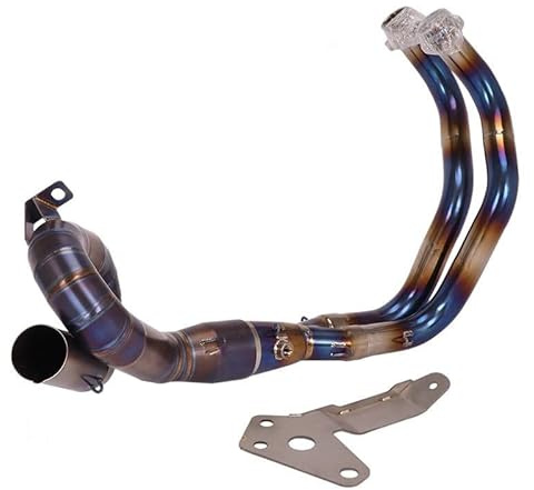 Pour Pour MT-07 Pour FZ-07 Pour XSR700 Système D'échappement Modifié Tuyau Liaison Intermédiaire Avant Tuyau De Silencieux D'échappement(Type D)