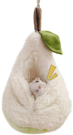 Mjuk hamsterhängmatta – 5,91 hängmatta | Metal Velvet – Varm fluffig hängande säng Avkopplande sovsäck Naturligt stöd för hamster Daglig vila Komfort inomhusmiljö