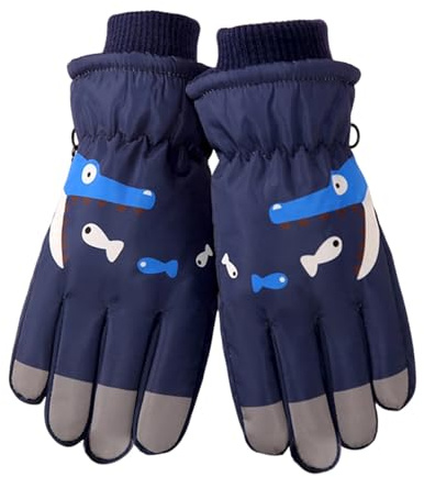 Generisch 2026 Damen-Thermohandschuhe Radhandschuhe Für Den Winter Warm Isolierend Mit Cartoon-Muster Laufhandschuhe Für Kinder Skifahrer Outdoor-AktivitäTen Jungen MäDchen