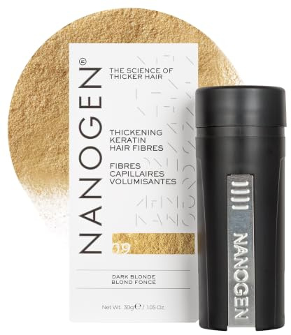 Nanogen Fibras Capilares Queratina: Rubio Oscuro 30 gr