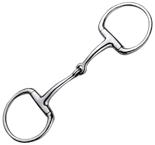 Korsteel einfach gebrochene Olivenkopf-Trense (5.5in (140mm)) (Silber)