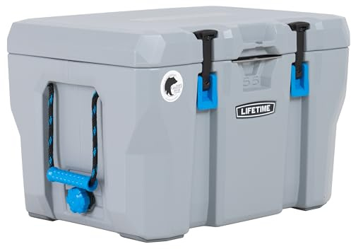 Lifetime 90820 55 Quart High Performance Cooler, Grey