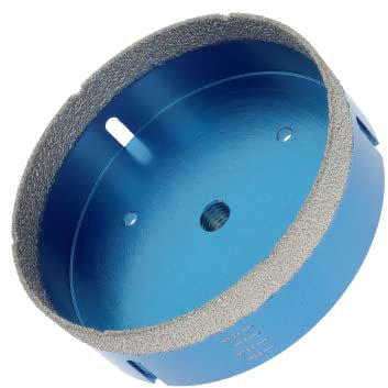 PRODIAMANT Diamant Fliesenbohrer 130 mm x M14 trockenbohren in Fliese, Feinsteinzeug, Keramik, Naturstein mit Winkelschleifer Markenqualität