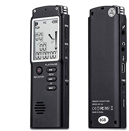 Digital Voice Recorder Pen,8GB/16GB Voice USB Recorder Professional 96 Hours Dictaphone Digital Audio Voice Recorder,MP3 Player for Meetings Classes Interviews,16GB
