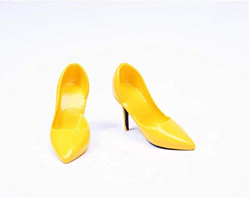 ZSMD 1/6 High Heels Anzug Damenschuhe Weiches Material 6 Farbe Optional Action Puppe Kleidung für HT VERYCOOL TTL Spiel PHICEN (A)