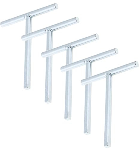Budget Lock Taper T Tee Bar Key for Loft Hatch, Access Panel, Metal Door, Coach Builder Horse Box - Spare Metal Key (5)