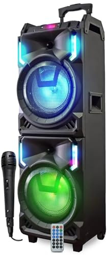 INOVALLEY MS01XXL Trolley de altavoces de karaoke - bluetooth - 800W