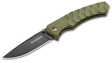 Magnum Unisex – Erwachsene Iguanodon Taschenmesser, schwarz, 19,5 cm