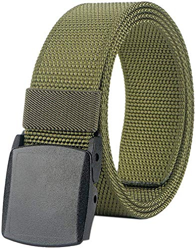 LionVII Gürtel für Herren Tactical Military Nylon mit Kunststoffschnalle 130cm
