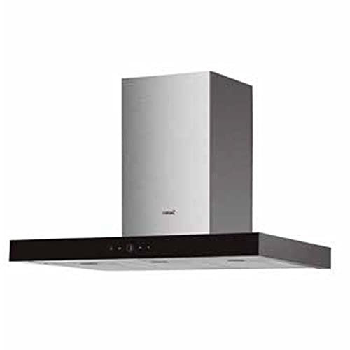 Cata Campana Decorativa Pared Legend 9000 XGBK con Panel de Control Táctil 9 Niveles de Extracción Motor Brushless Extra Silencioso Iluminación LED Clase A++ Ancho 69,5 cm Color Inox